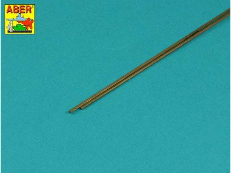 Brass hexagonal rods 1,0mm length 245mm x2 pcs. - image 1