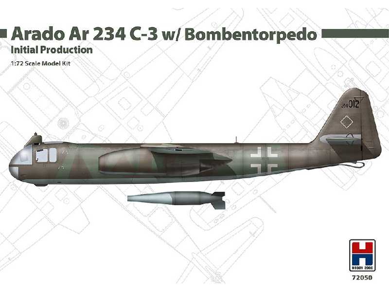 Arado Ar 234 C-3 w/ Bombentorpedo Initial Production  - image 1