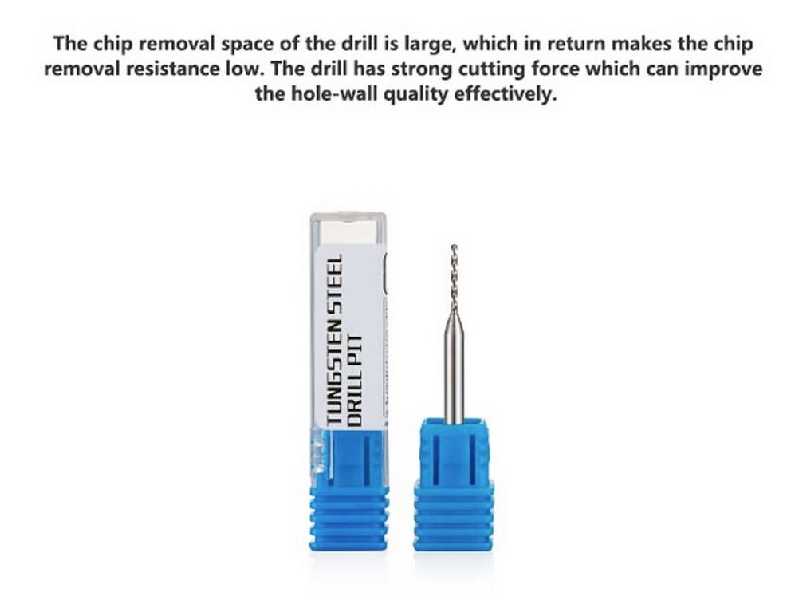 Db-01 0.4mm Tungsten Steel Drill Bit - image 1 Db-01 0.4mm Tungsten Steel Drill Bit - image 1