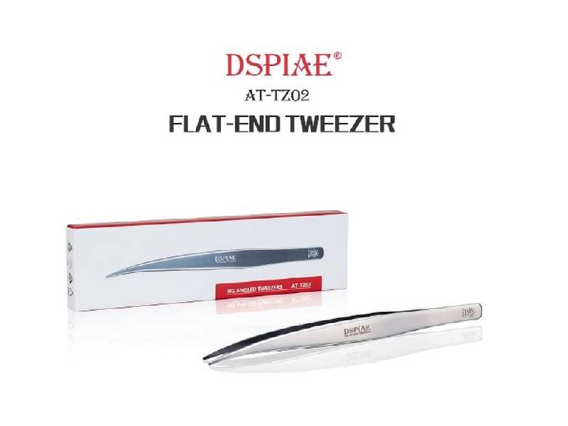 At-tz02 Flat-end Tweezer - image 1