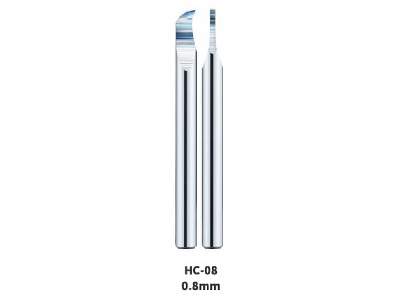 Hc-08 0.8mm Tungsten Steel Hook Broach - image 1