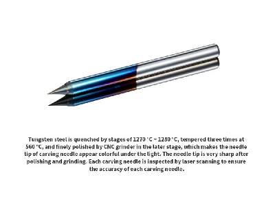 Kb-s Tungsten Steel Carving Needle - image 1