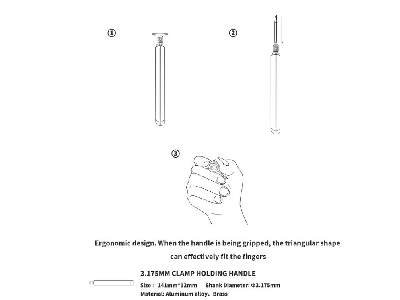 At-th 3.175mm Clamp Holding Handle - image 3