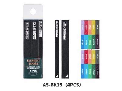 As-bk15 Aluminum Alloy Snd Board Black 4pcs - image 1