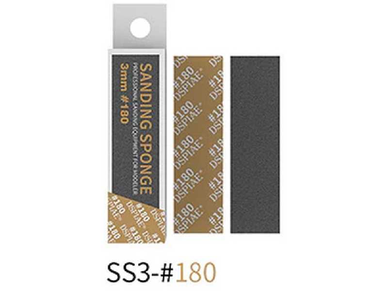 Ss3-180 3mm #180 Sanding Sponge 5 Pcs - image 1