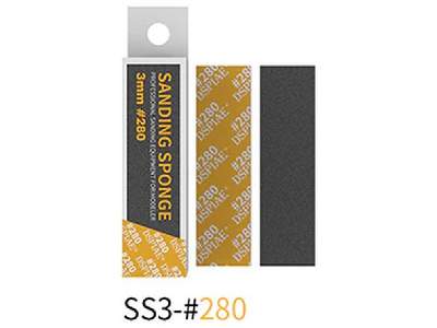 Ss3-280 3mm #280 Sanding Sponge 5 Pcs - image 1