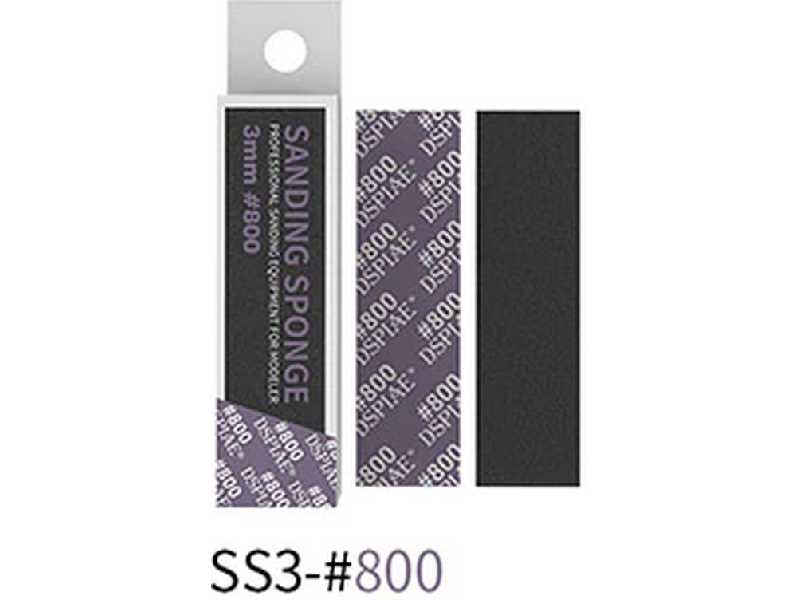 Ss3-800 3mm #800 Sanding Sponge 5 Pcs - image 1