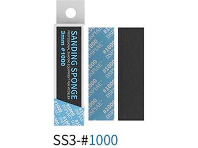 Ss3-1000 3mm #1000 Sanding Sponge 5 Pcs - image 1