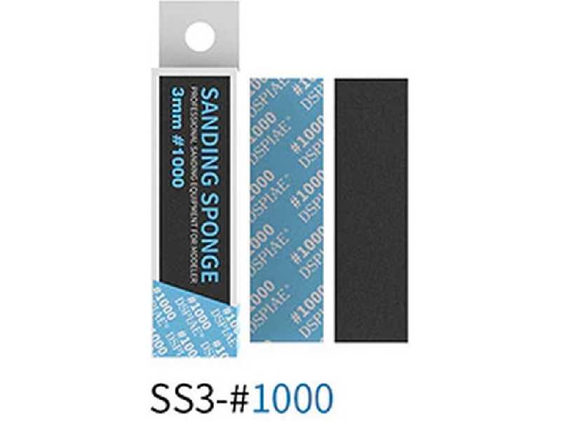 Ss3-1000 3mm #1000 Sanding Sponge 5 Pcs - image 1