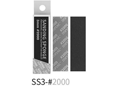 Ss3-2000 3mm #2000 Sanding Sponge 5 Pcs - image 1