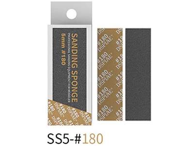 Ss5-180 5mm #180 Sanding Sponge 5 Pcs - image 1