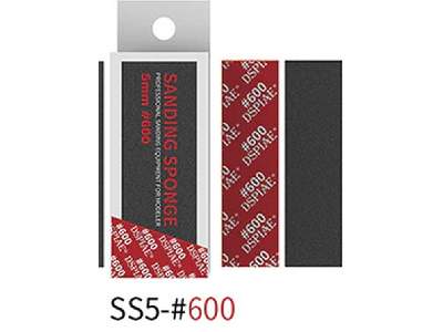 Ss5-600 5mm #600 Sanding Sponge 5 Pcs - image 1