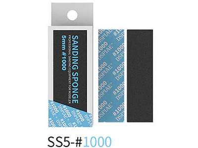 Ss5-1000 5mm #1000 Sanding Sponge 5 Pcs - image 1