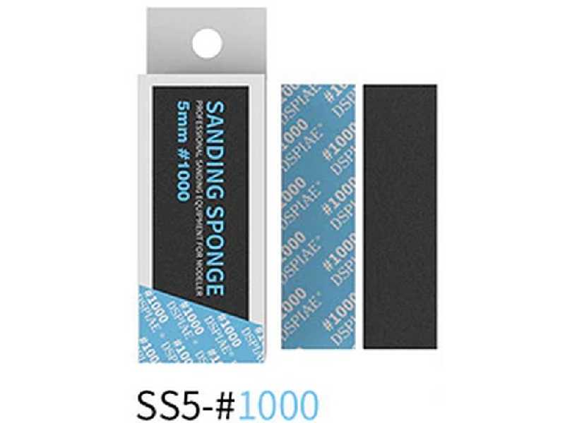 Ss5-1000 5mm #1000 Sanding Sponge 5 Pcs - image 1