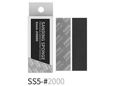 Ss5-2000 5mm #2000 Sanding Sponge 5 Pcs - image 1