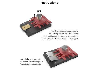 thumbnail image 2 of DSPIAE AT-MPB Mini Photo Etched Parts Bender - Precision Metal Craft Tool 2 of 3