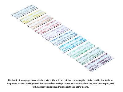 Msp-280 #280 Die-cutting Adhesive Sandpaper - image 3
