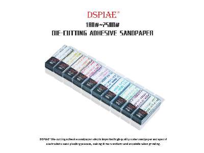 Msp-1200 #1200 Die-cutting Adhesive Sandpaper - image 2