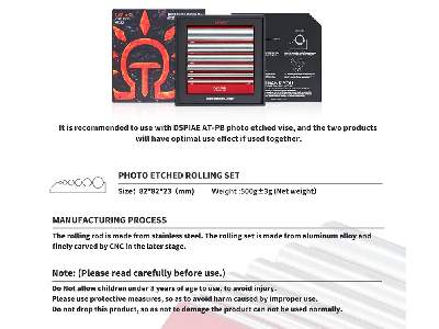 At-rs Photo Etched Rolling Set - image 5