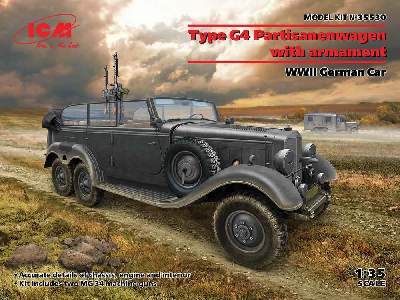 Type G4 Partisanenwagen German WWII Vehicle With Machine Gun - image 1