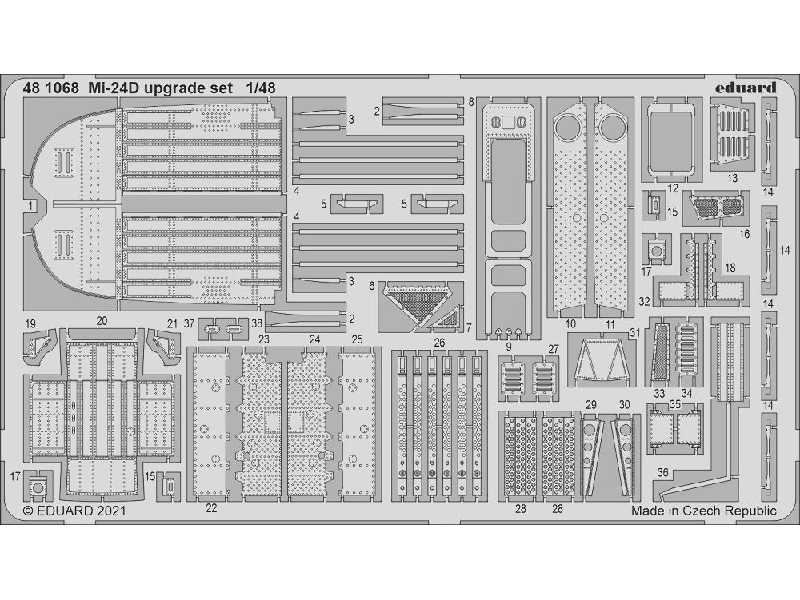 Mi-24D upgrade set 1/48 - image 1