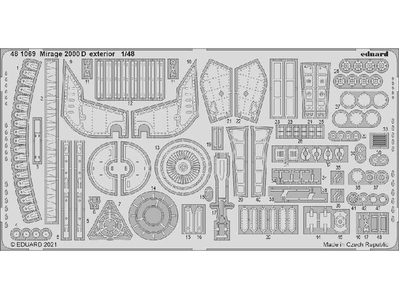 Mirage 2000D exterior 1/48 - image 1