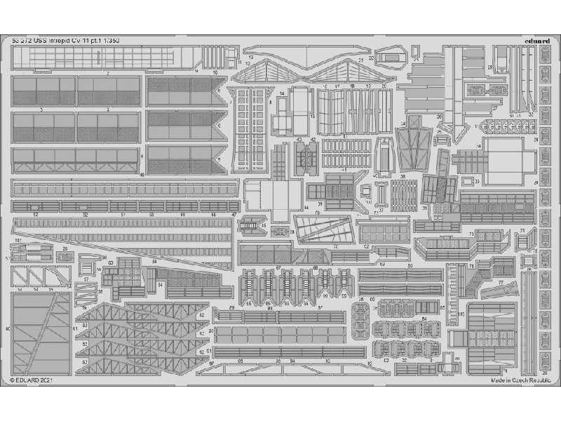 USS Intrepid CV-11 pt.1 1/350 - Trumpeter - image 1