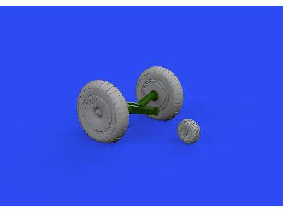 Me 163B wheels 1/48 - Gaspatch Models - image 3