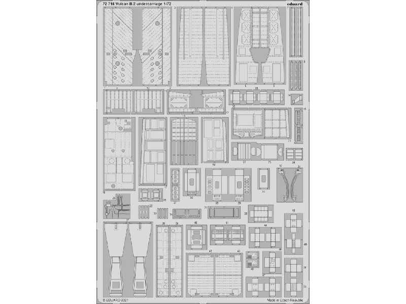 Vulcan B.2 undercarriage 1/72 - image 1