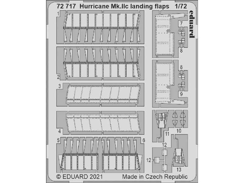 Hurricane Mk. IIc landing flaps 1/72 - image 1