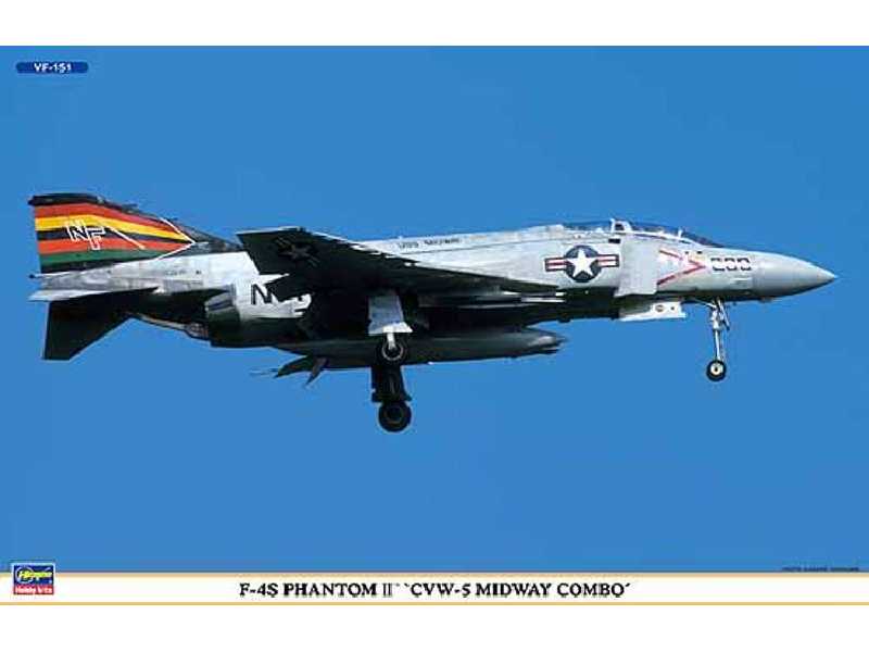 Mcdonnell-douglas F-4s Phantom Ii Cvw-5 Midway Combo - 2 Kits - image 1 Mcdonnell-douglas F-4s Phantom Ii Cvw-5 Midway Combo - 2 Kits - image 1