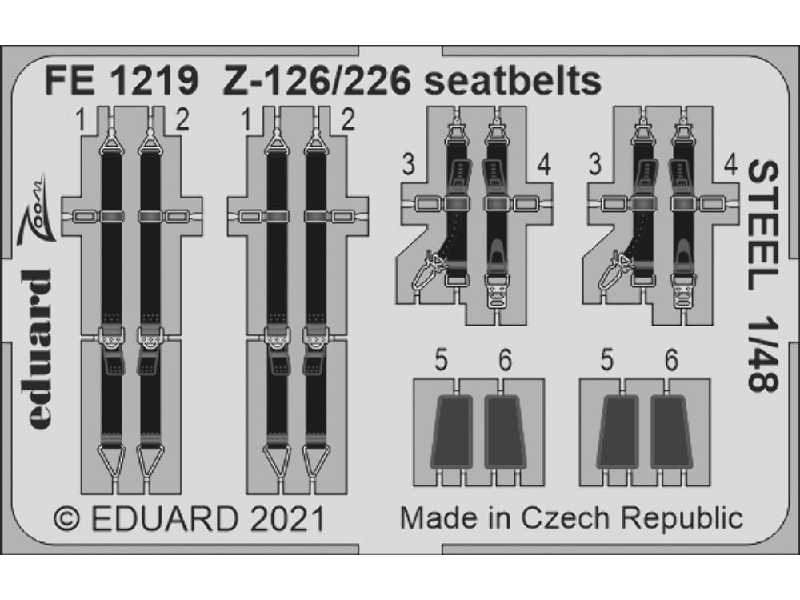 Z-126/226 seatbelts STEEL 1/48 - image 1