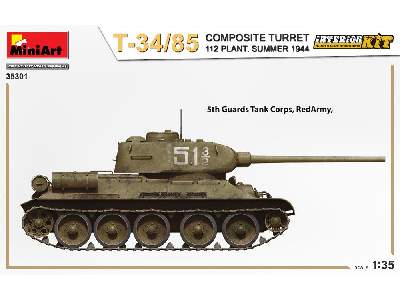 T-34/85 Composite Turret. 112 Plant. Summer 1944 Interior Kit - image 6