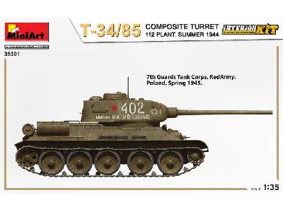 T-34/85 Composite Turret. 112 Plant. Summer 1944 Interior Kit - image 7