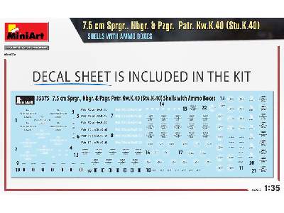 7.5 Cm Sprgr., Nbgr. & Pzgr.  Patr. Kw.K.40 (Stu.K.40) Shells  - image 5