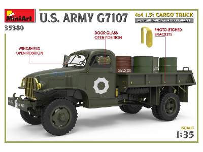 U.S. Army G7107 4x4 1,5t Cargo Truck - image 7