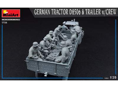 German Tractor D8506 & Trailer W/crew - image 3