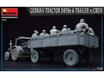 German Tractor D8506 & Trailer W/crew - image 5