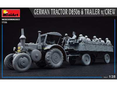 German Tractor D8506 & Trailer W/crew - image 6