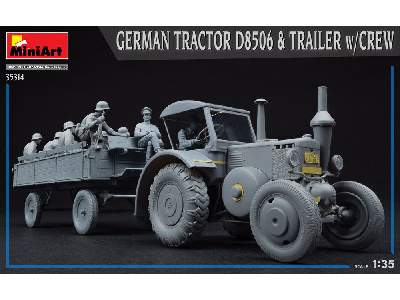 German Tractor D8506 & Trailer W/crew - image 7
