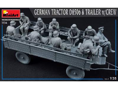 German Tractor D8506 & Trailer W/crew - image 9