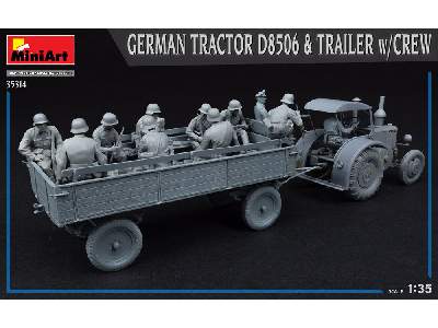 German Tractor D8506 & Trailer W/crew - image 10