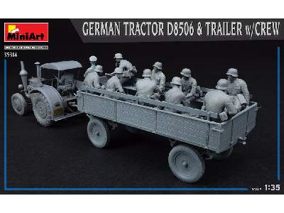 German Tractor D8506 & Trailer W/crew - image 11