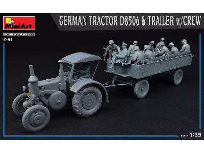 German Tractor D8506 & Trailer W/crew - image 12