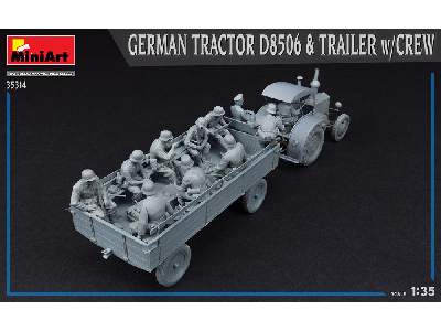 German Tractor D8506 & Trailer W/crew - image 14
