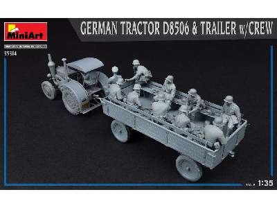 German Tractor D8506 & Trailer W/crew - image 15