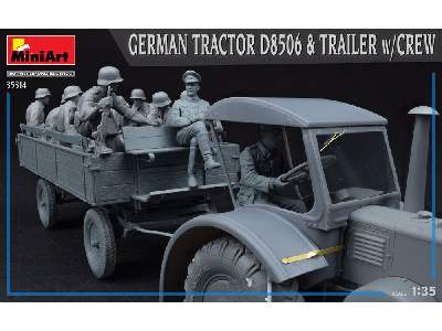 German Tractor D8506 & Trailer W/crew - image 16