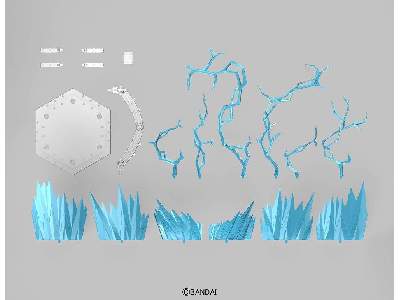 Figure Rise Effect - Aura Effect (Blue) (Gundam 84183p) - image 5