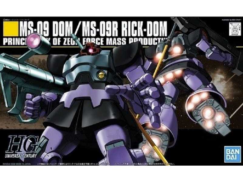 Ms-09 Dom/Ms-09r Rick-dom (Gundam 85508p) - image 1