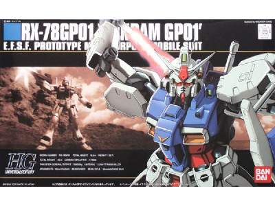 Rx-78gp01 Gundam Gp01 (Gundam 60965) - image 1